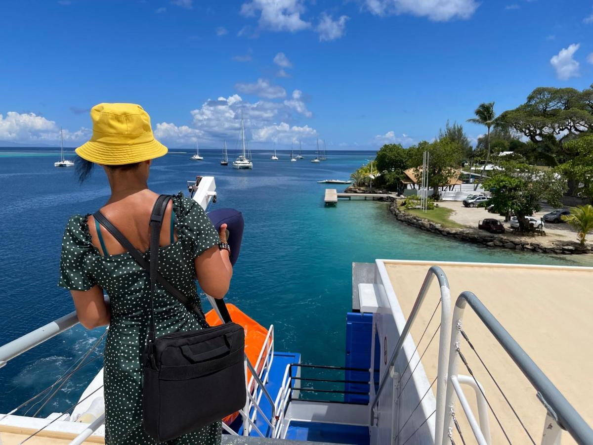 Ferienwohnung Manava Huahine Beach House Fare Exterior foto