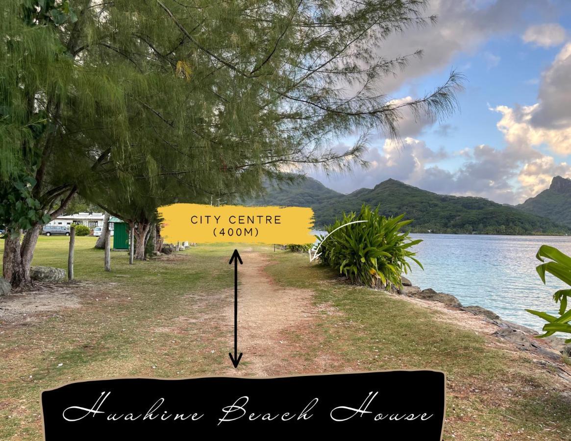 Ferienwohnung Manava Huahine Beach House Fare Exterior foto