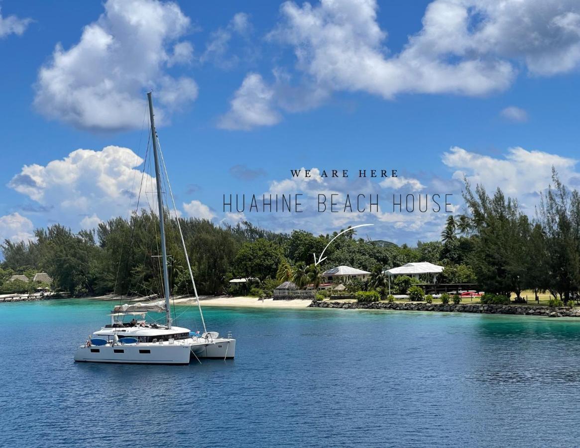 Ferienwohnung Manava Huahine Beach House Fare Exterior foto