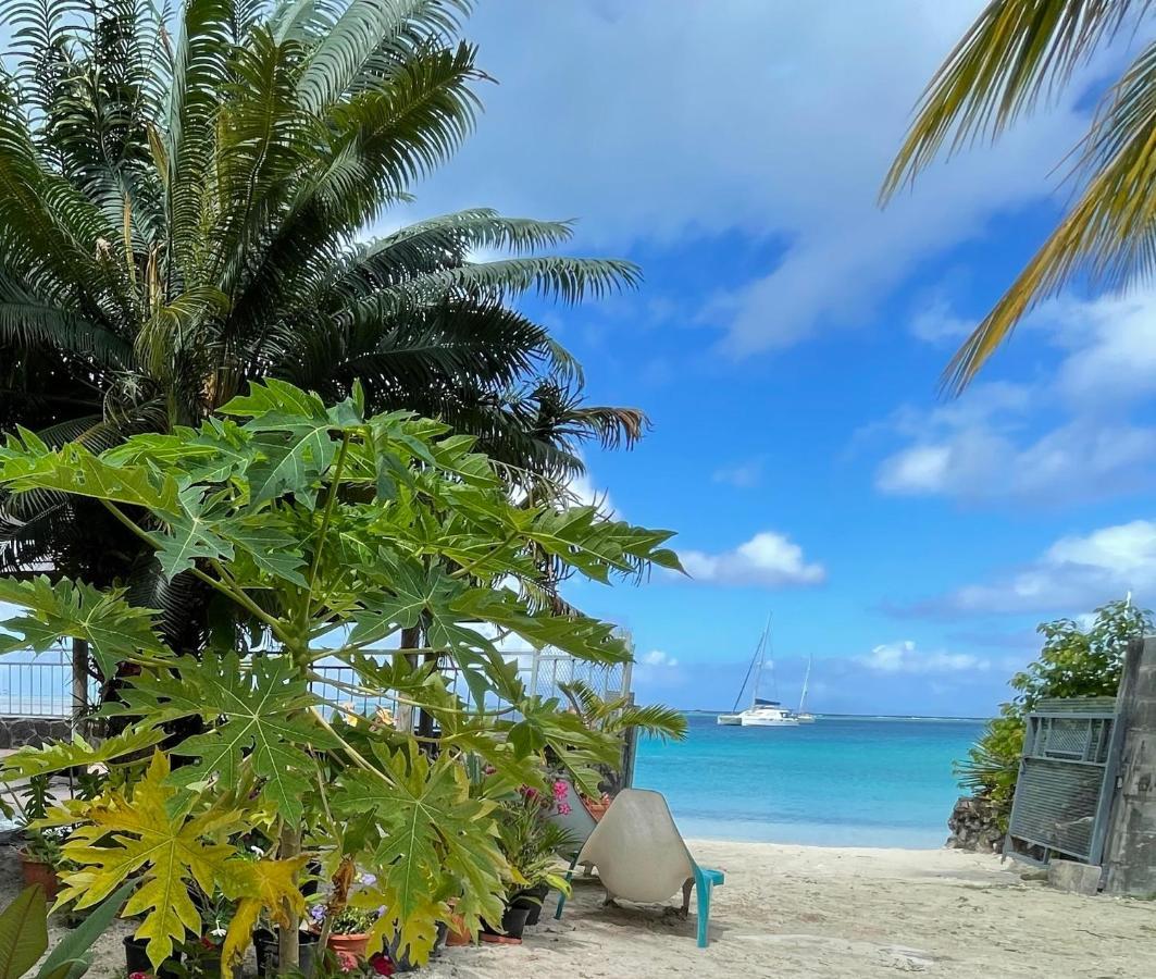 Ferienwohnung Manava Huahine Beach House Fare Exterior foto