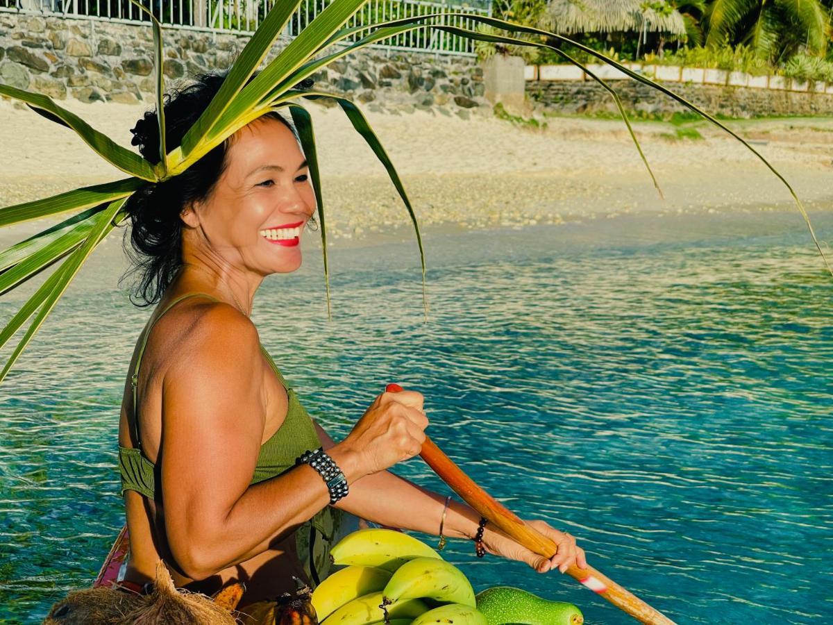 Ferienwohnung Manava Huahine Beach House Fare Exterior foto