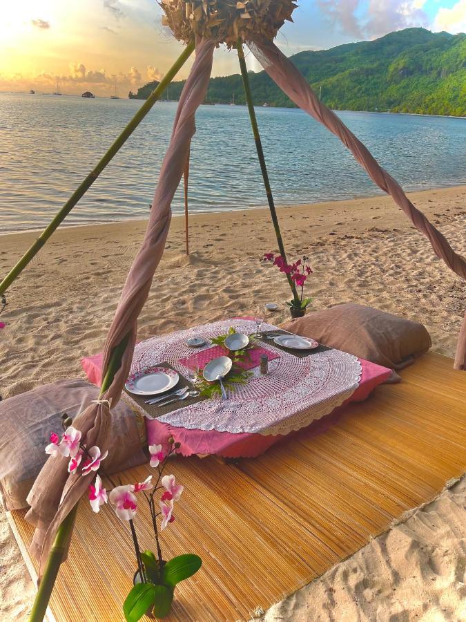 Ferienwohnung Manava Huahine Beach House Fare Exterior foto
